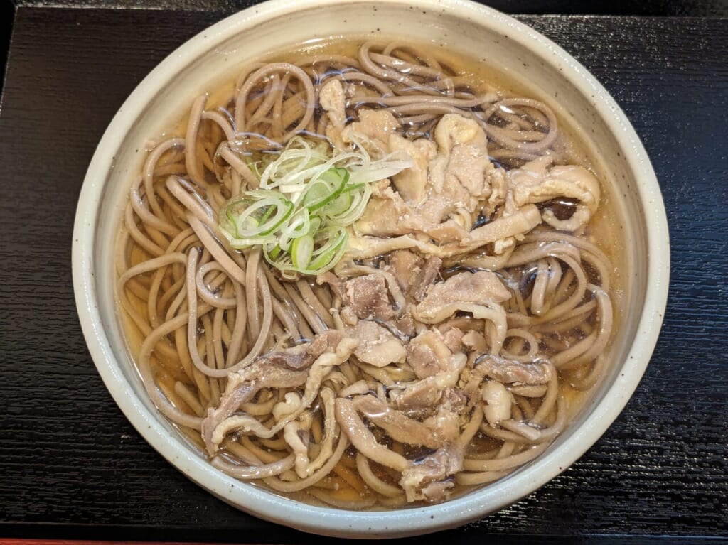 冷たい肉そば扇屋の冷たい肉そば