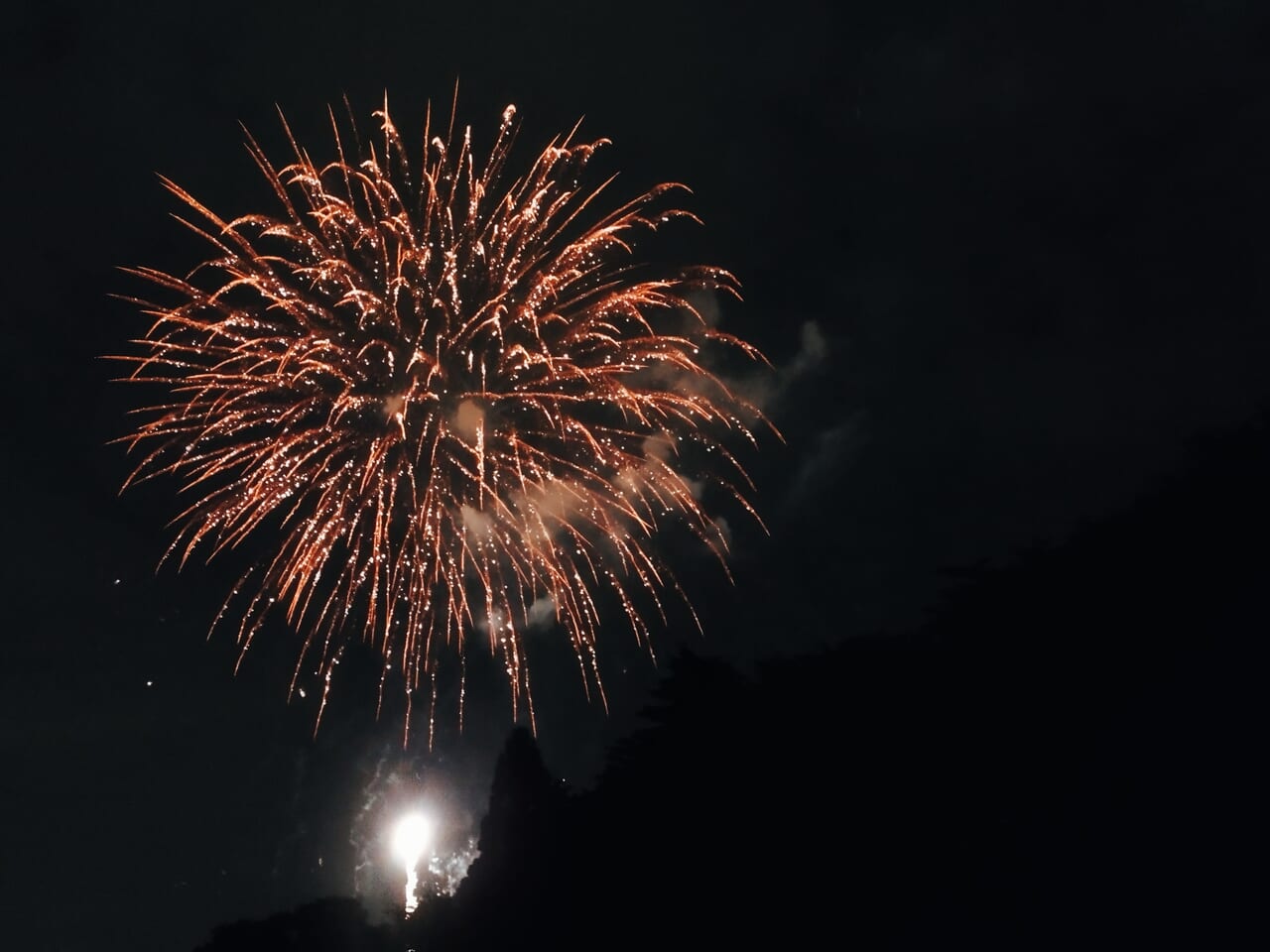 山形大花火大会で打ち上げられた花火