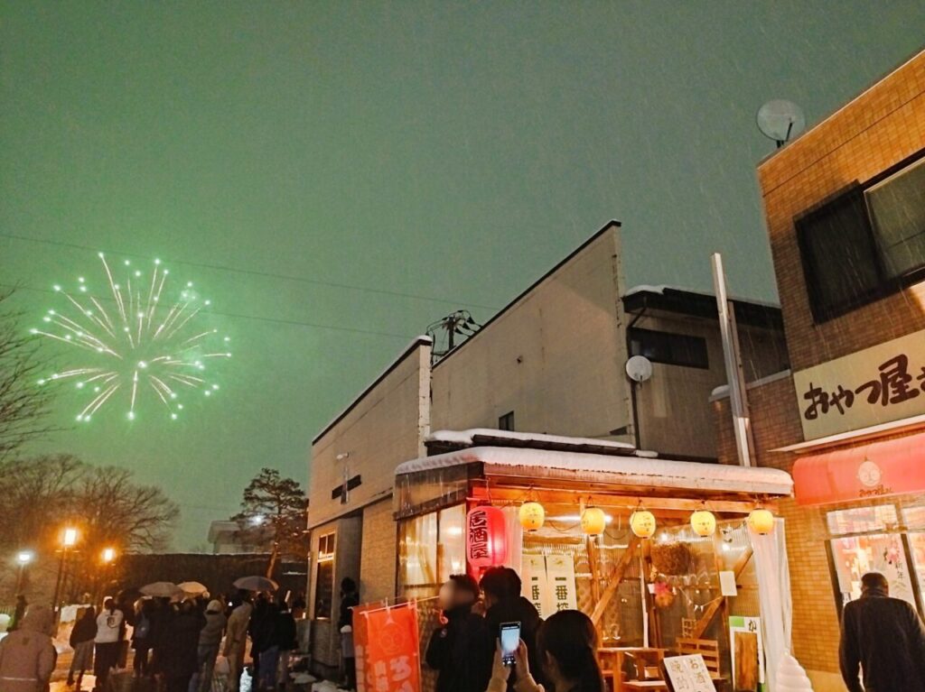 第10回ウインターフェスティバル　山形冬の花火大会in 霞城公園