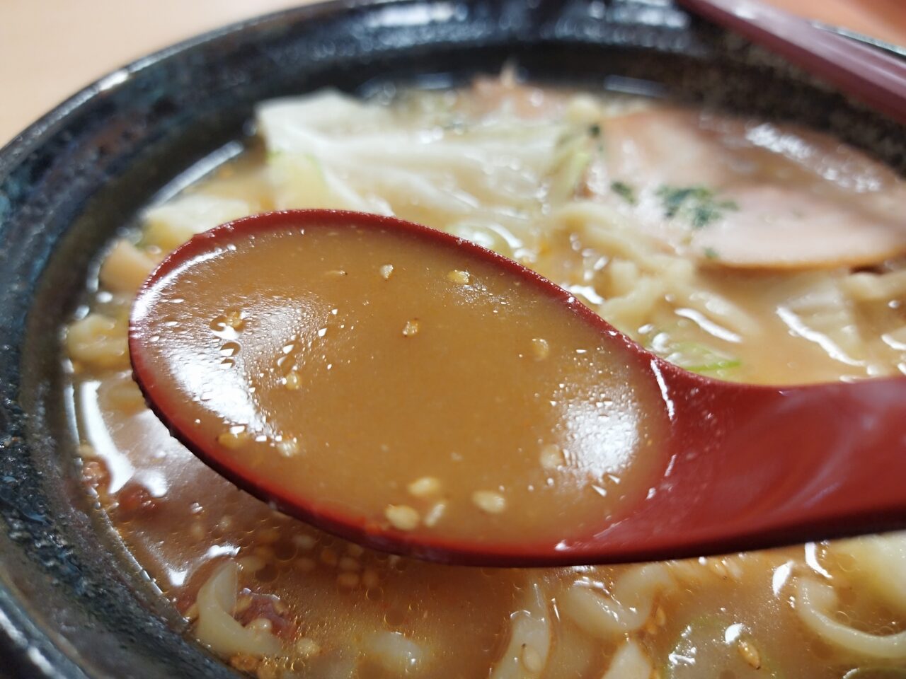 山交ビルB1フーズガーデン「山形辛みそラーメン」