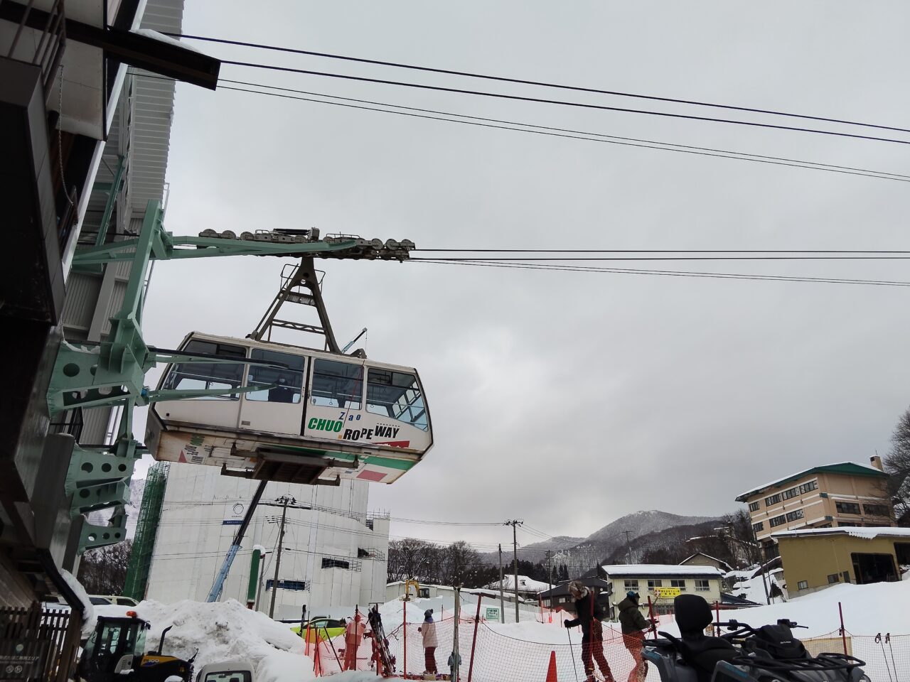 ロープウェイの様子