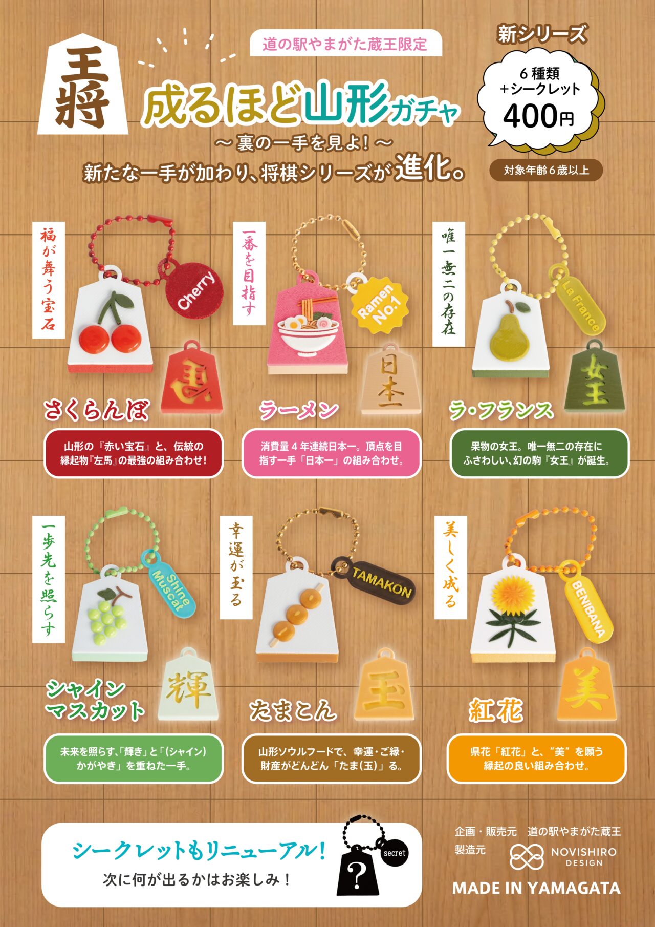 成るほど山形ガチャ