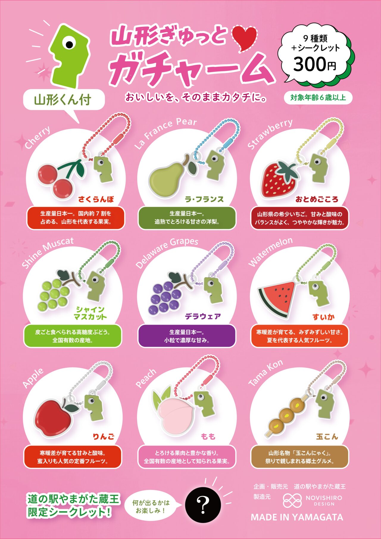 山形ぎゅっと♥ガチャーム